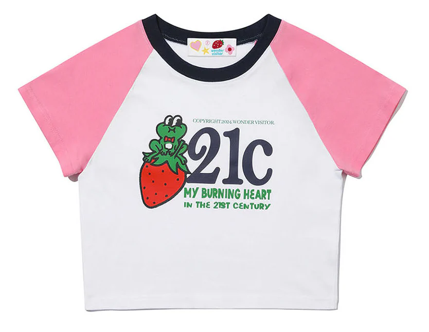 21C FROG RAGLAN CROP T-SHIRT - Image 3