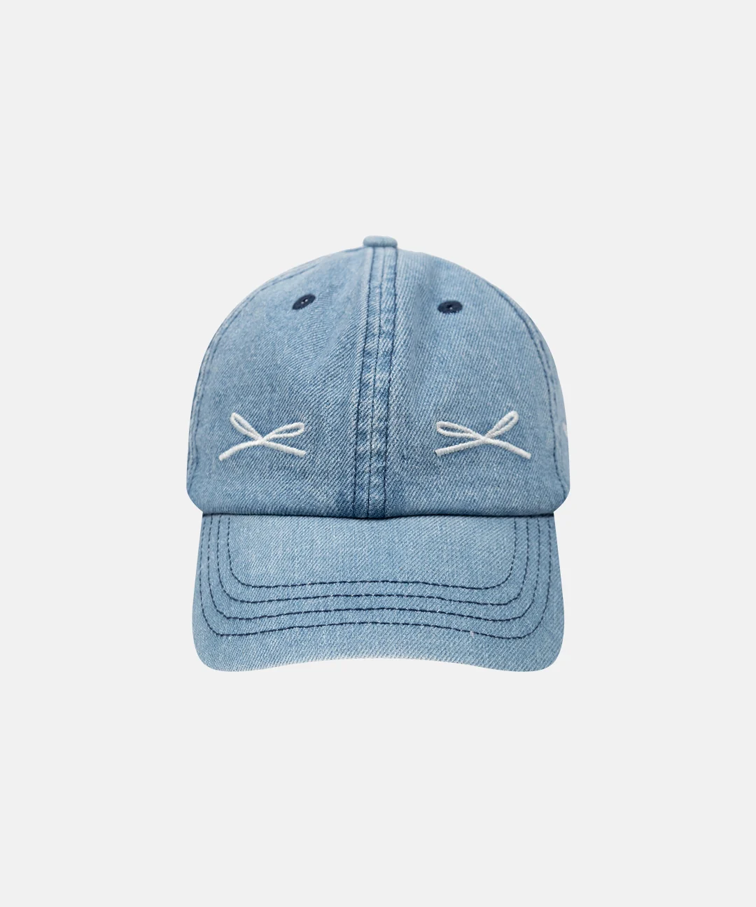 3.3 RIBBON DENIM BALL CAP