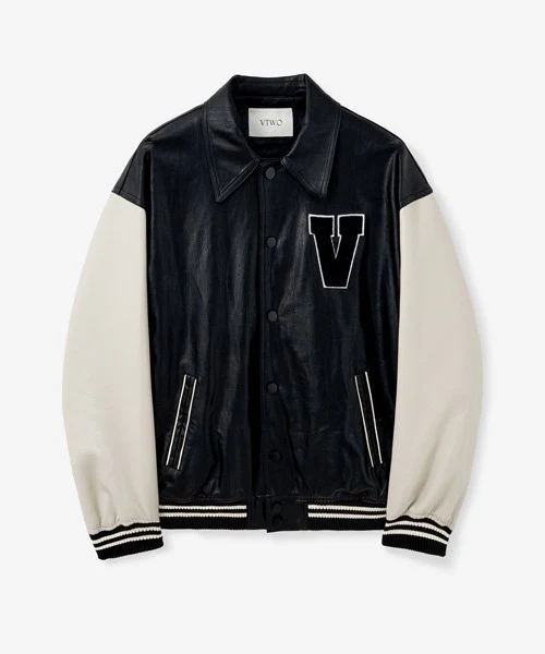 8106-1 VARSITY LEATHER JACKET - Image 3