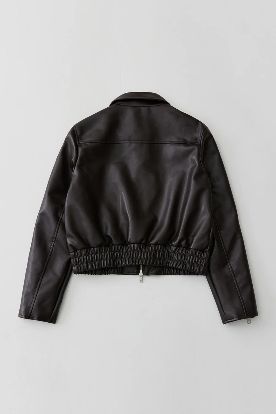 #9020 VEGAN LEATHER SINGLE BANDING JACKET - Image 5