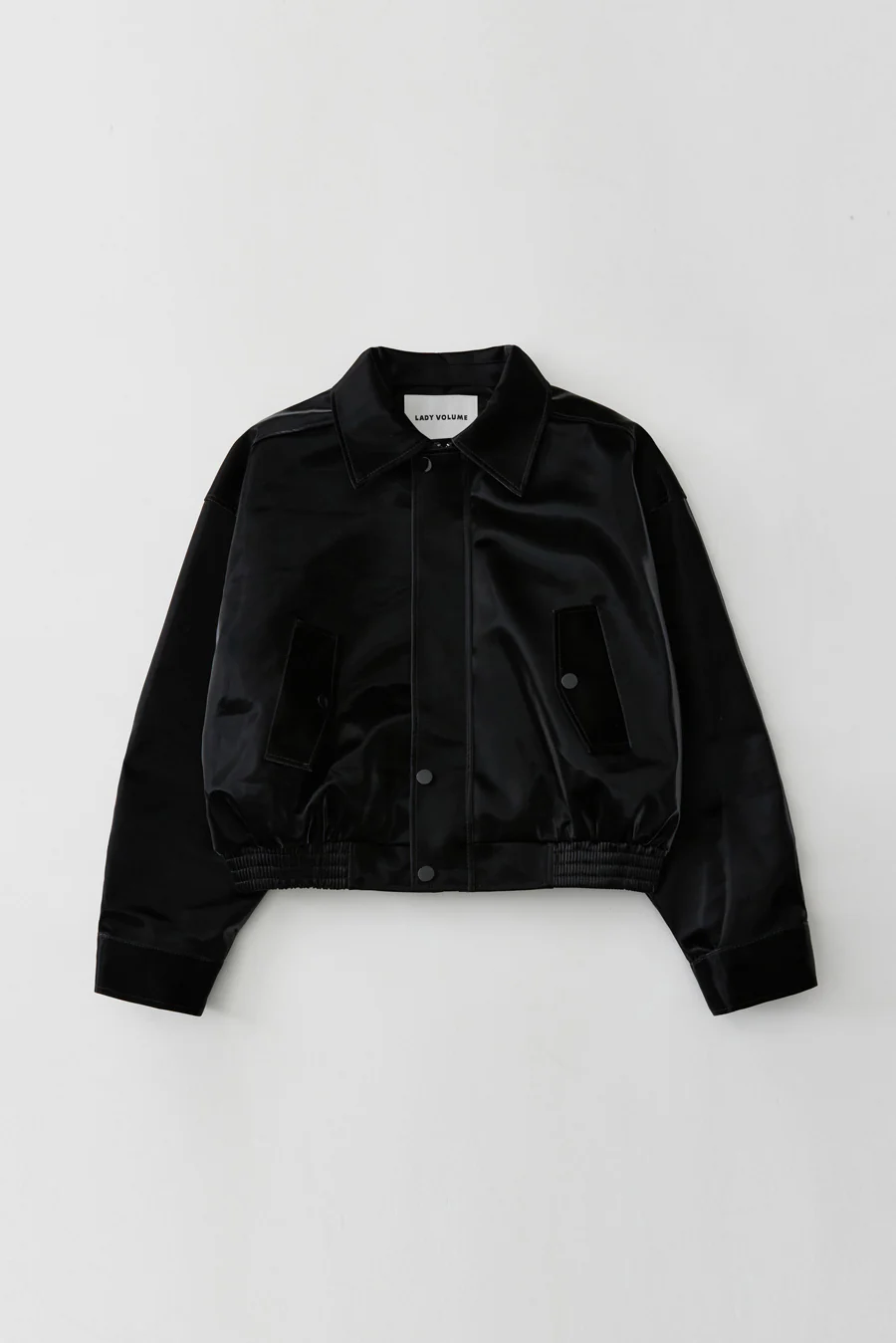 #9085 GLOSSY VEGAN LEATHER JACKET - Image 5