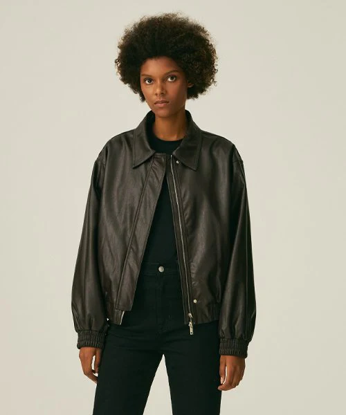 9127# VINTAGE LEATHER JACKET