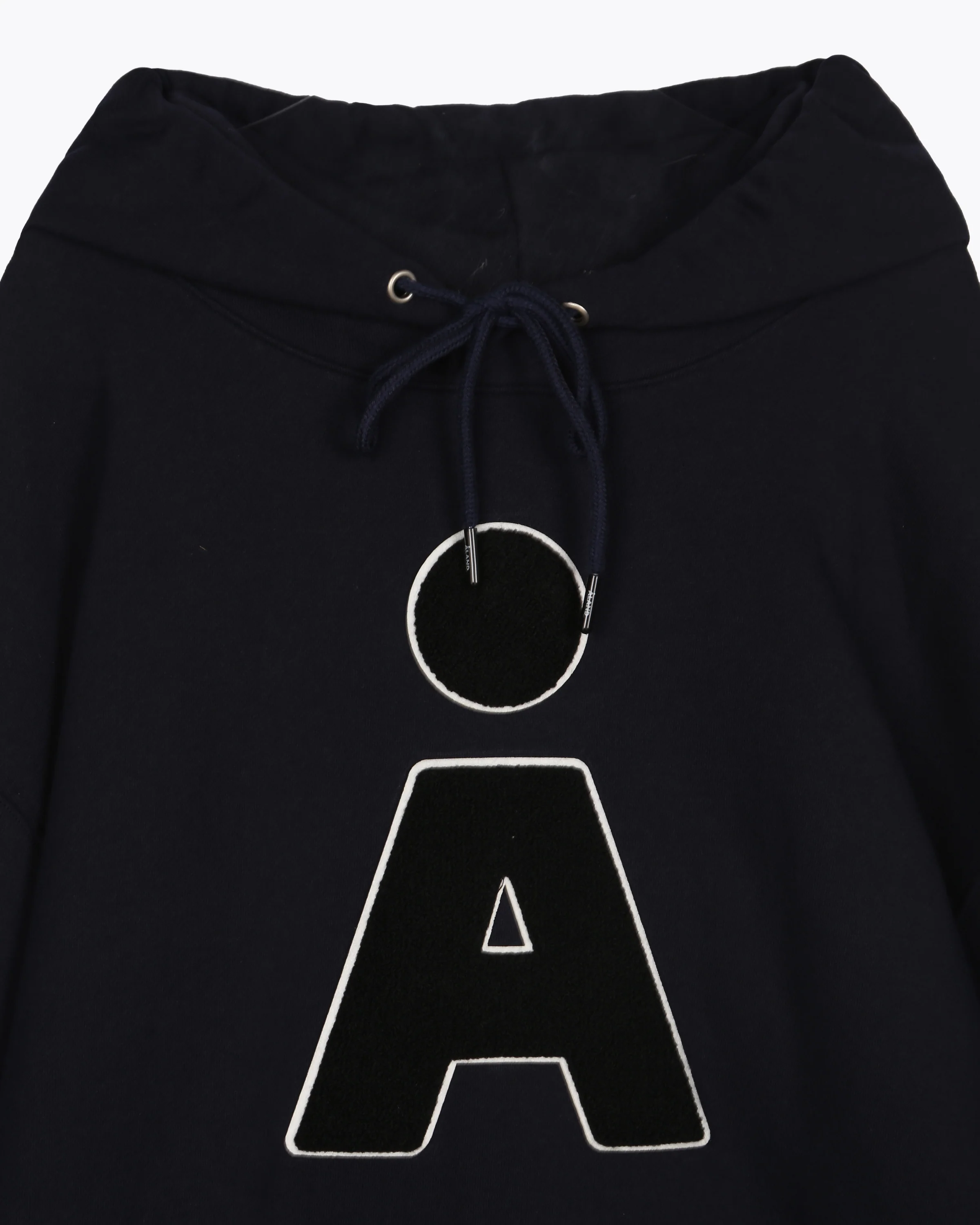 ALAND A LOGO BOUCLE HOODY - Image 3