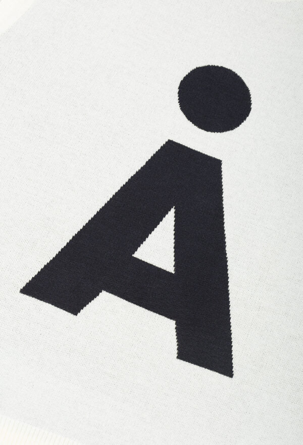 ALAND A LOGO JACQUARD KNIT VEST - Image 3