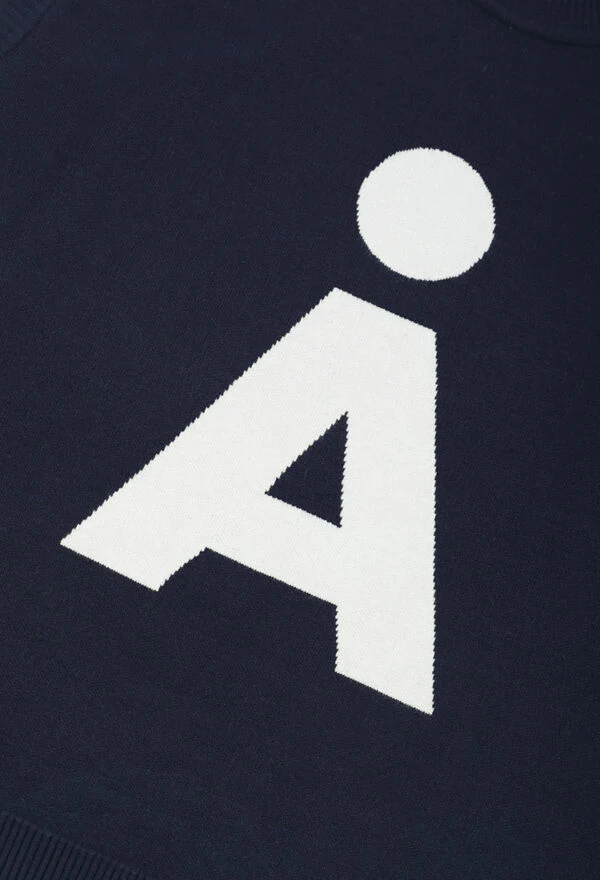 ALAND A LOGO JACQUARD KNIT VEST - Image 6
