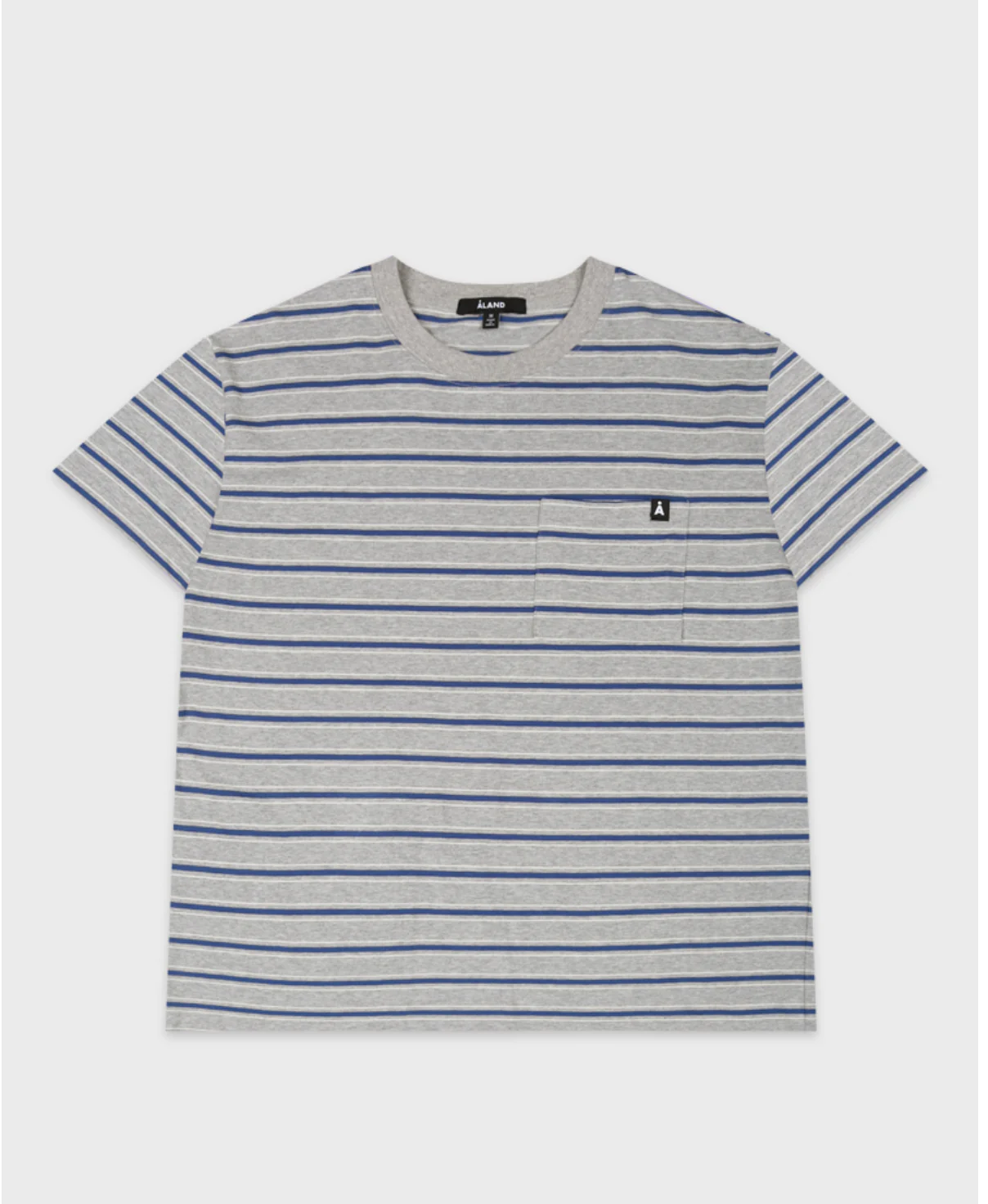 ALAND A LOGO STRIPED POCKET T-SHIRT - Image 3
