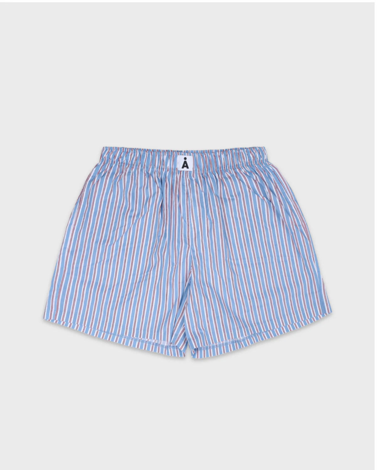 ALAND A LOGO STRIPED TRUNK SHORTS - Image 3