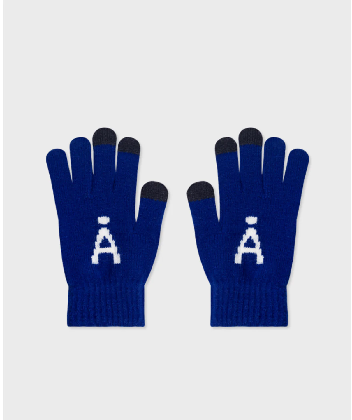 ALAND A LOGO TOUCH GLOVES - Image 3
