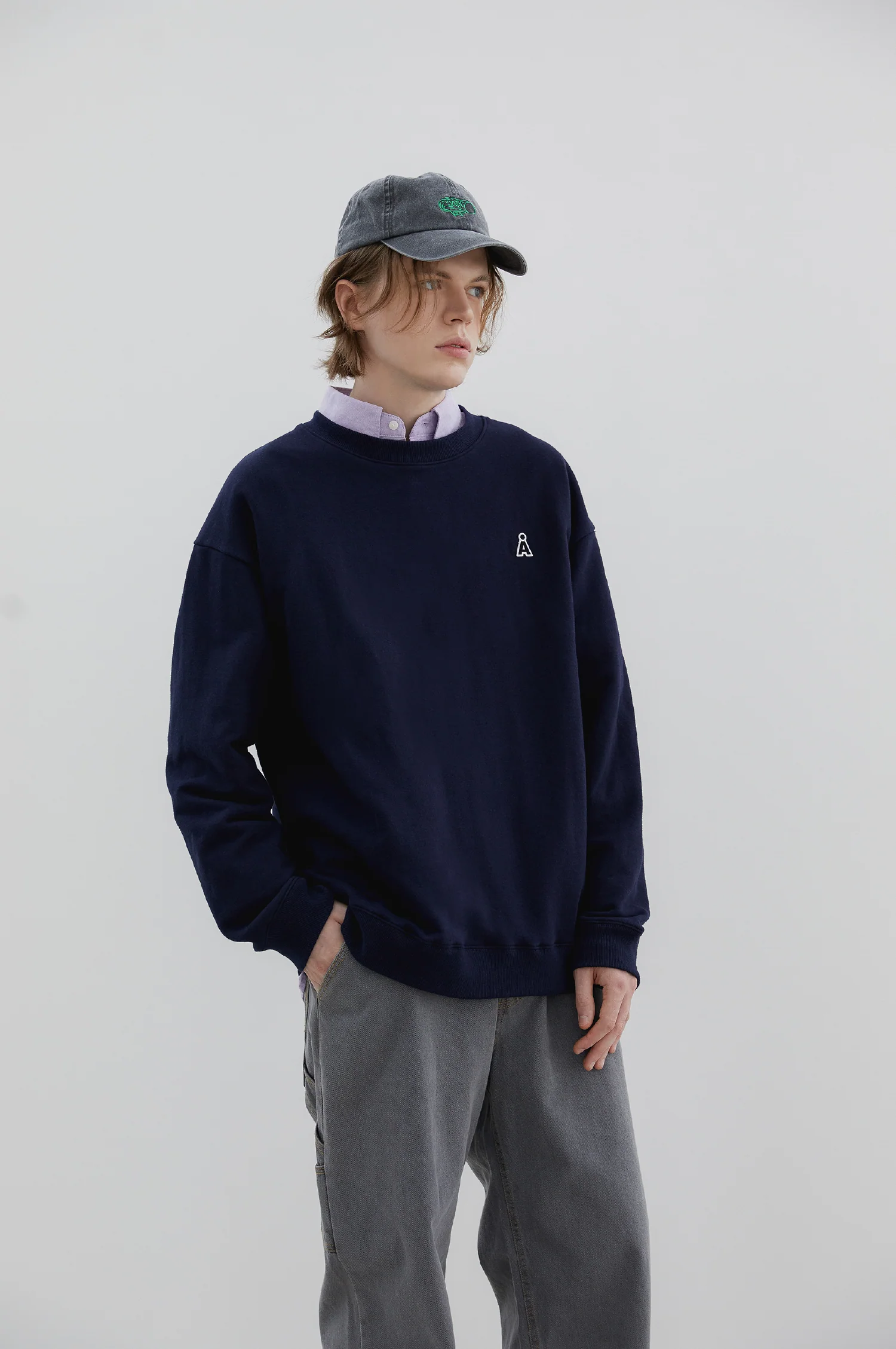 ALAND A SMALL LOGO SWEAT SHIRT - Image 3
