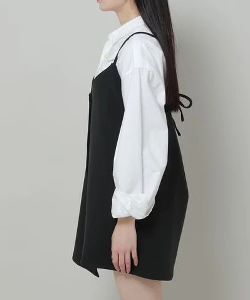 ALL-ROUND LAYERED BUSTIER LONG VEST - Image 3