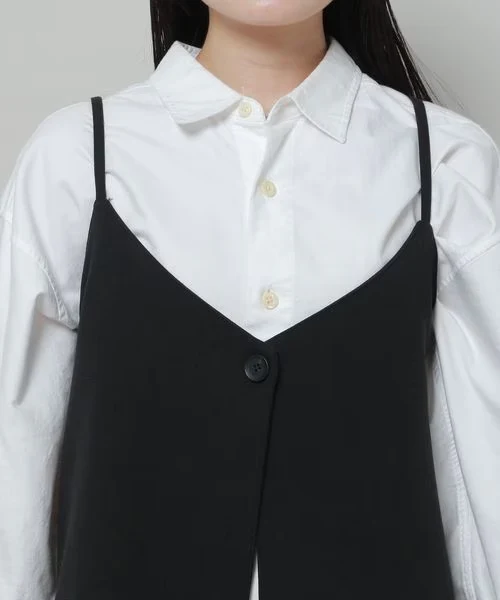 ALL-ROUND LAYERED BUSTIER LONG VEST - Image 5