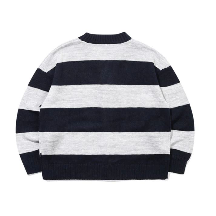 ATHLETIC LOGO STRIPE KNIT CARDIGAN - Image 5