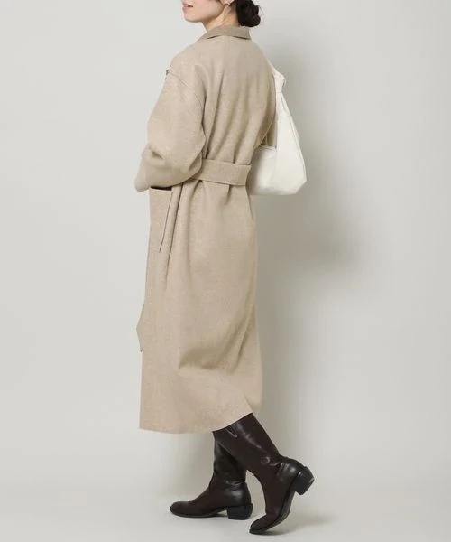 BELT SET LONG COAT - Image 4