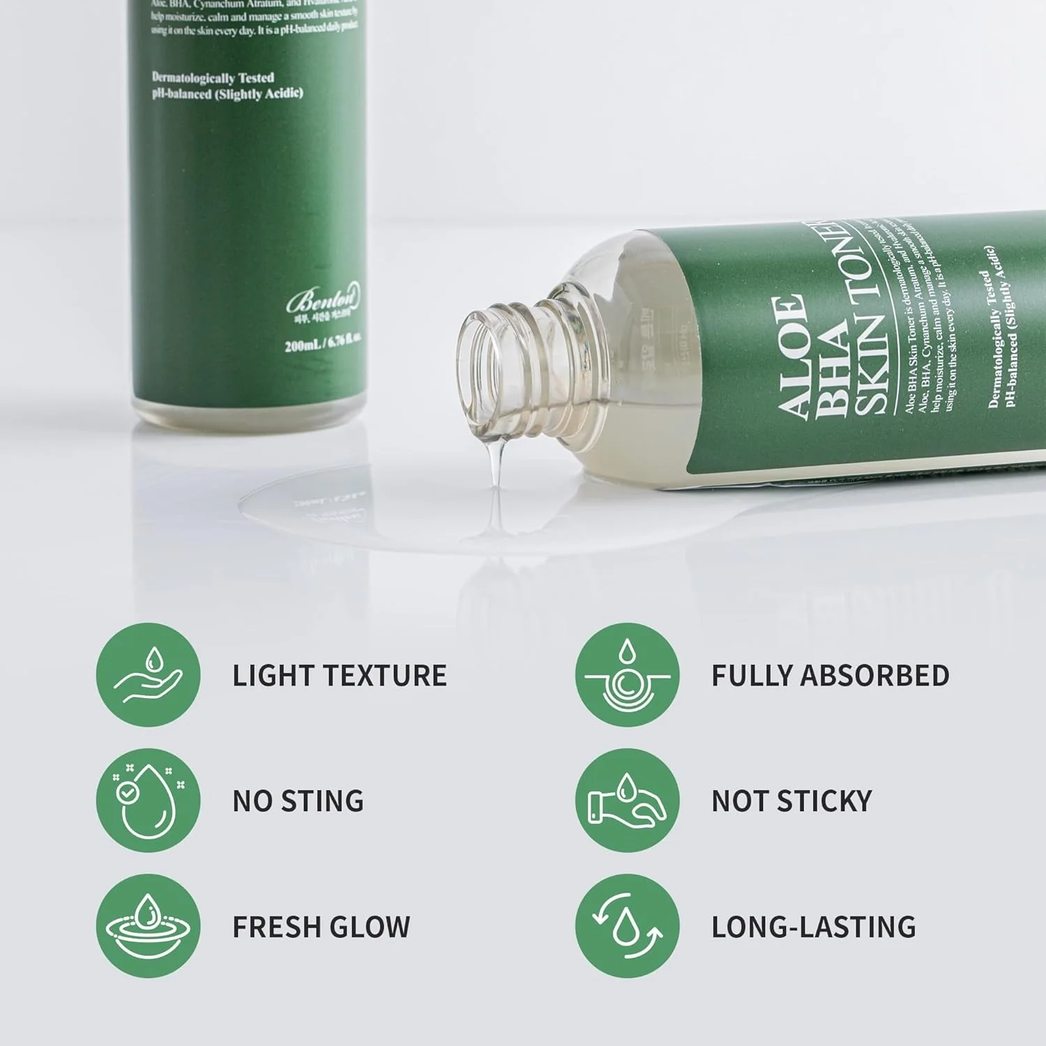 BENTON ALOE BHA SKIN TONER 200ml - Image 4