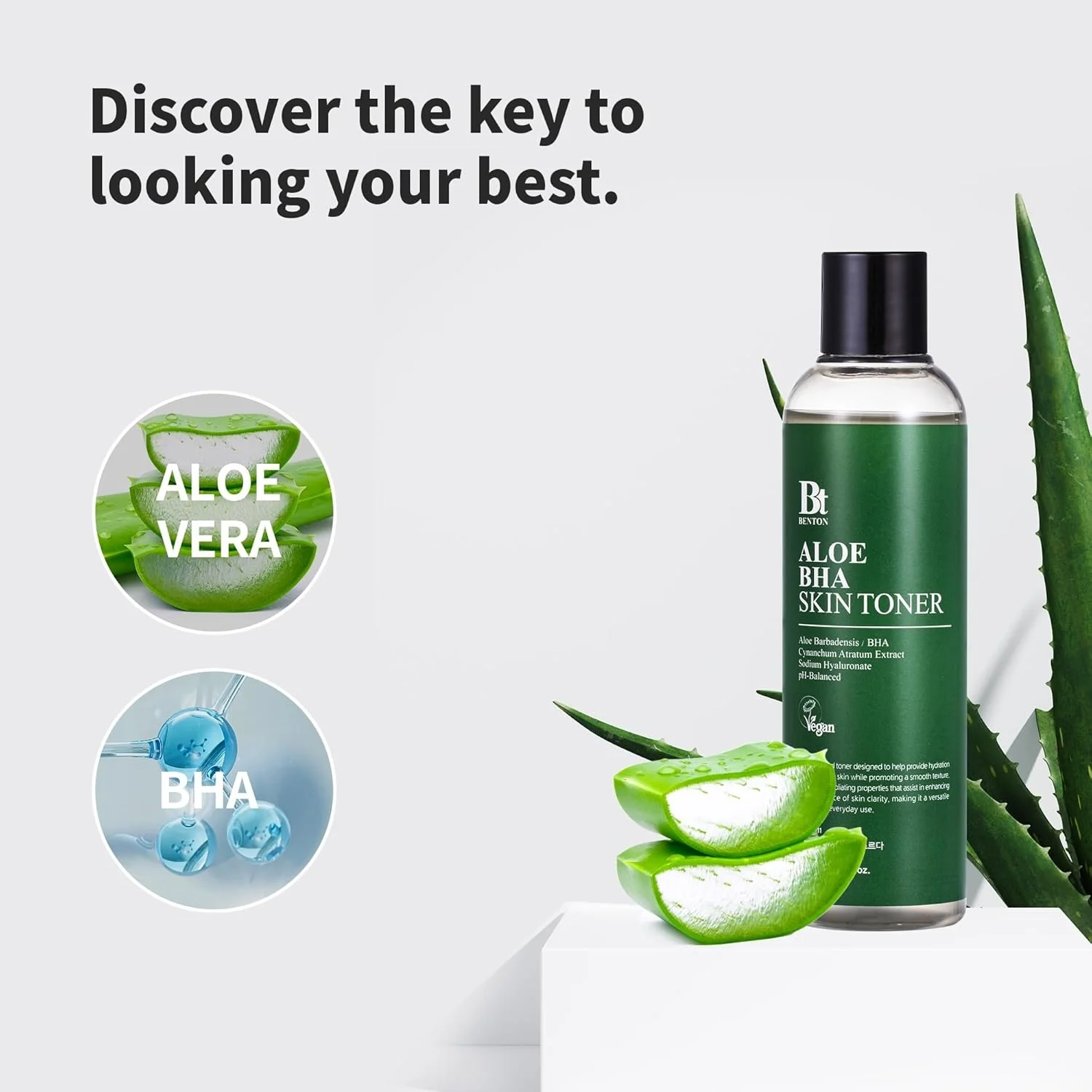 BENTON ALOE BHA SKIN TONER 200ml - Image 6