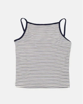 BOAT NECK STRIPE SLEEVELESS - Image 4