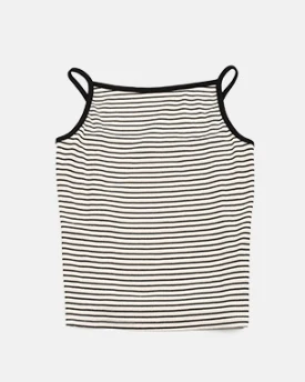 BOAT NECK STRIPE SLEEVELESS - Image 5