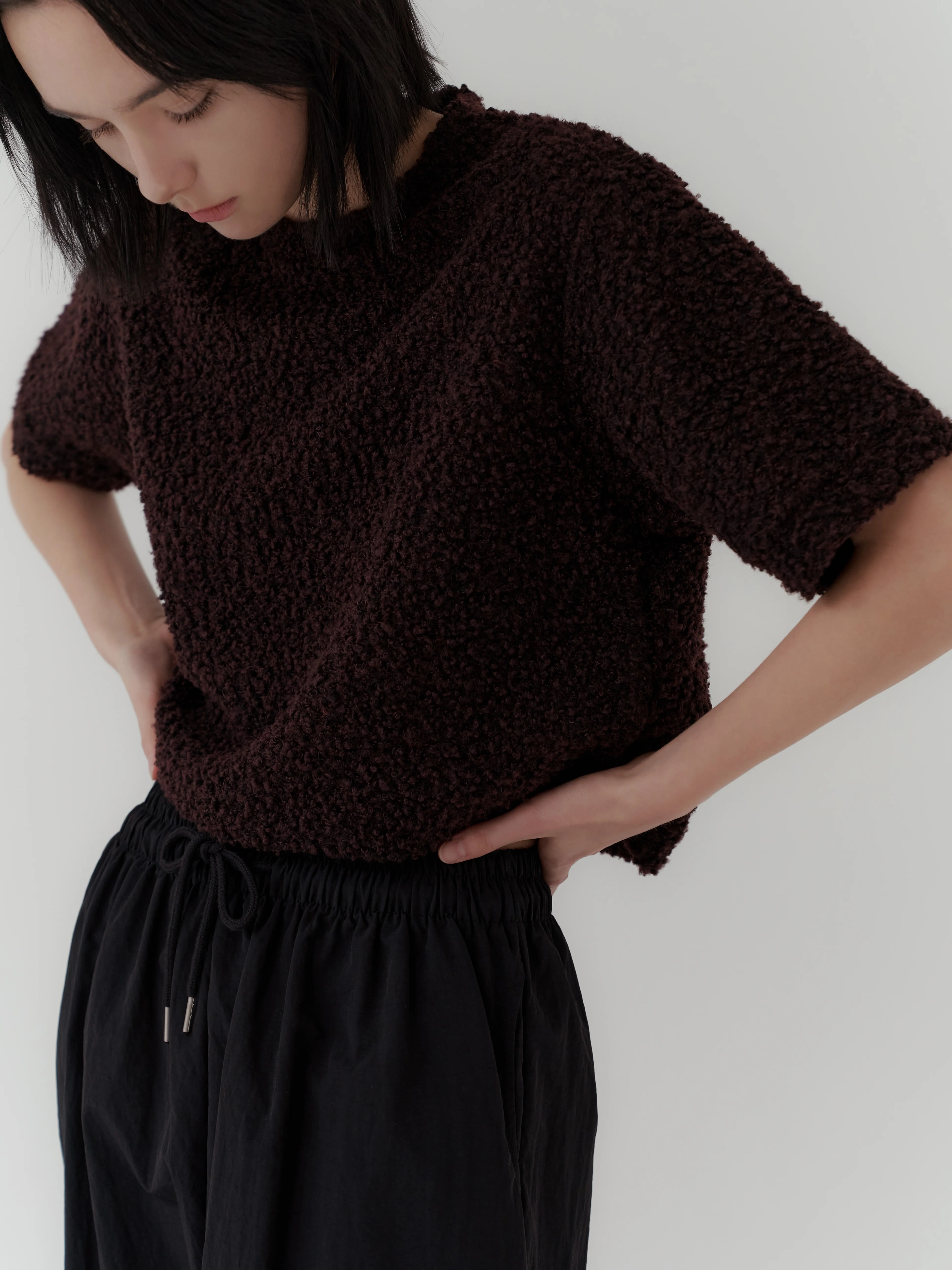 BOUCLE CROP KNIT - Image 2
