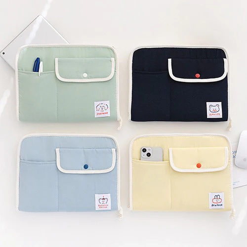 BRUNCH BROTHER 11TYPE COTTON IPAD POUCH_SKY BLUE - Image 2