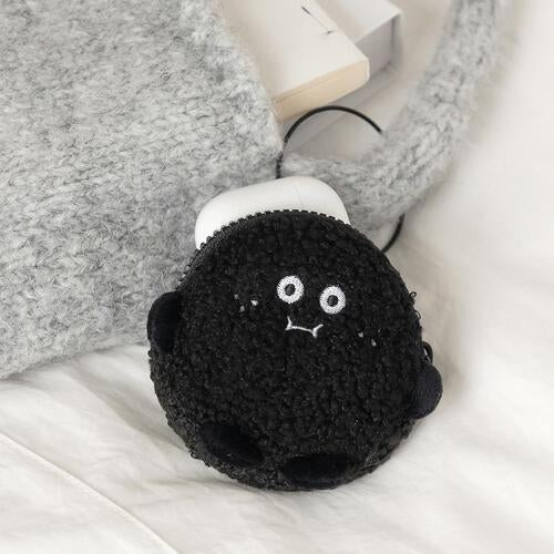 BRUNCH BROTHER AIRPODS POUCH 16000_BOUCLE POPO BLACK