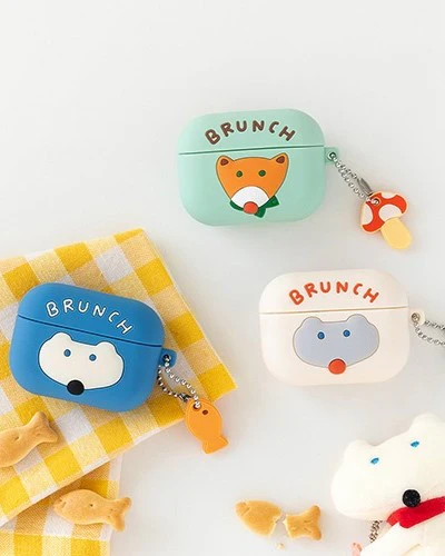BRUNCH BROTHER AIRPODS PRO CASE KEYRING SET 16000_SILICONE P - Image 2