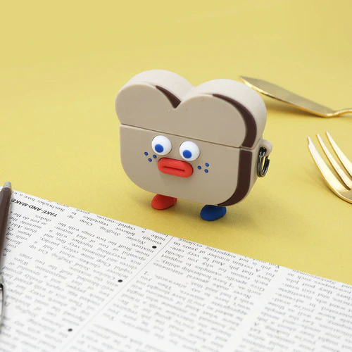 BRUNCH BROTHER AIRPODS PRO SILICON CASE _TOAST - Image 3