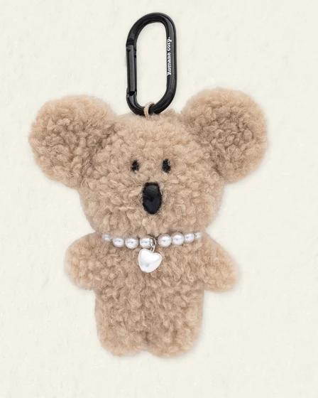 BRUNCH BROTHER BOUCLE KEYRING 13000_COCO BROWN - Image 2