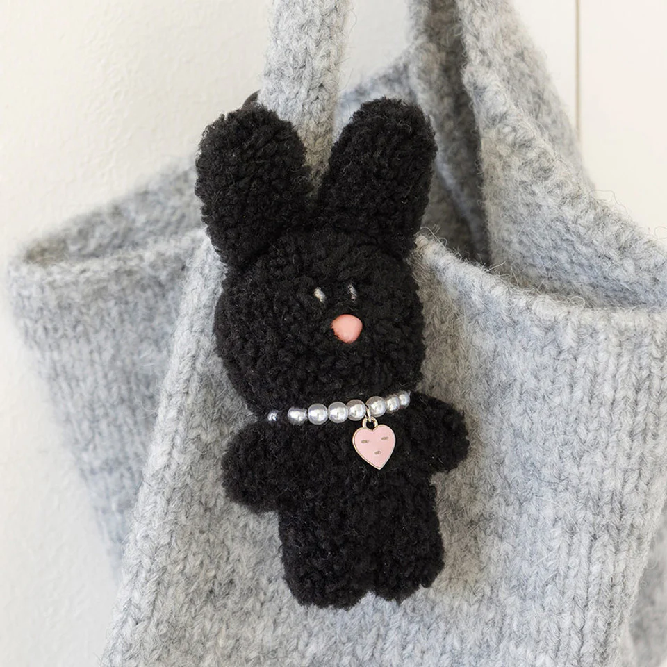 BRUNCH BROTHER BOUCLE KEYRING 13000_TORI BLACK