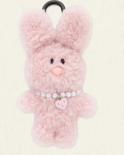 BRUNCH BROTHER BOUCLE KEYRING 13000_TORI PINK - Image 2