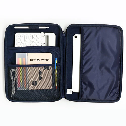 BRUNCH BROTHER_HOLA BEAR_EVA HARD LAPTOP POUCH 13TYPE_NAVY - Image 3