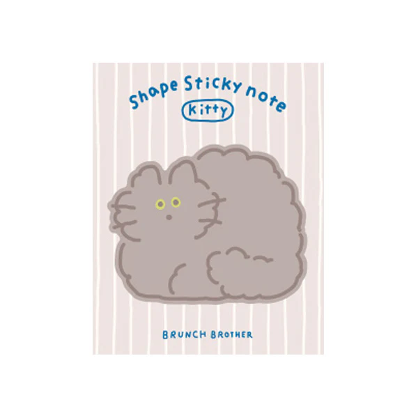 BRUNCH BROTHER SHAPE STICKY NOTE_KITTY - Image 3