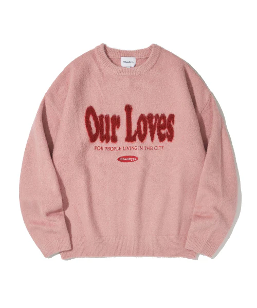 BRUSHED LOVE GRAPHIC PULLOVER KNIT - Image 5