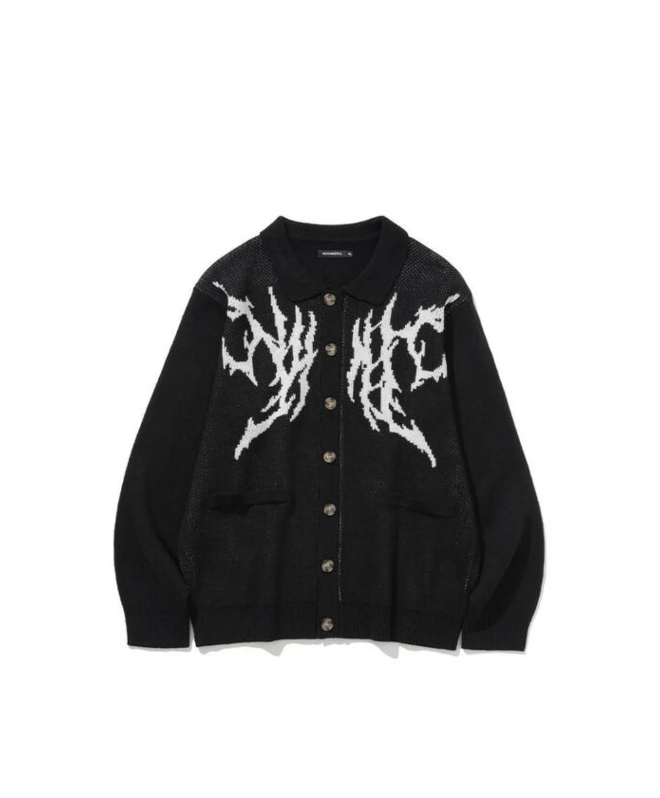 Butterfly Logo Knit Cardigan - Image 3