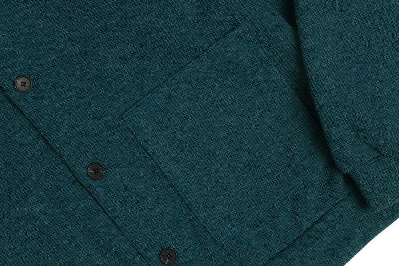 COLLAR KNIT FLEECE CARDIGAN - Image 11