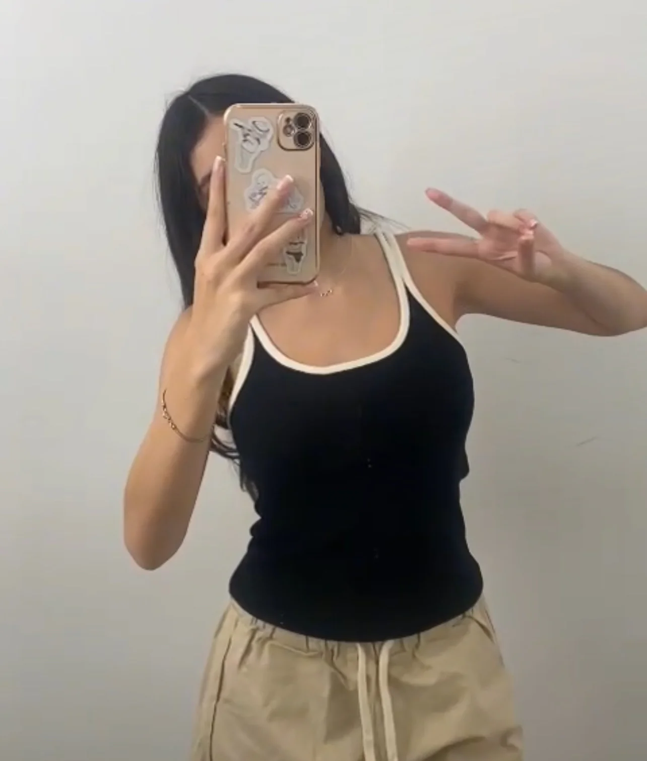COLORATION PLAIN SLEEVELESS