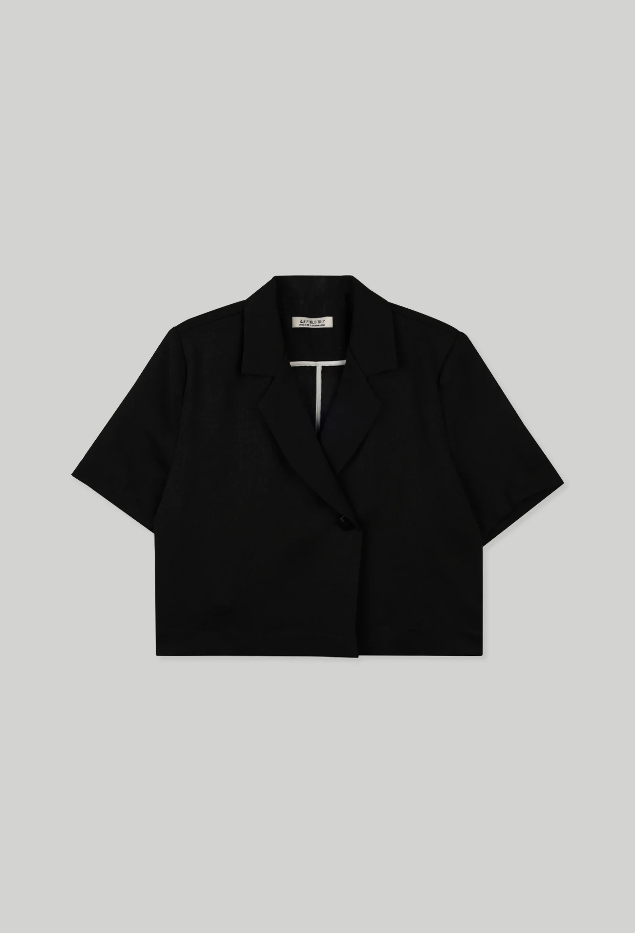 CROPPED LINEN JACKET