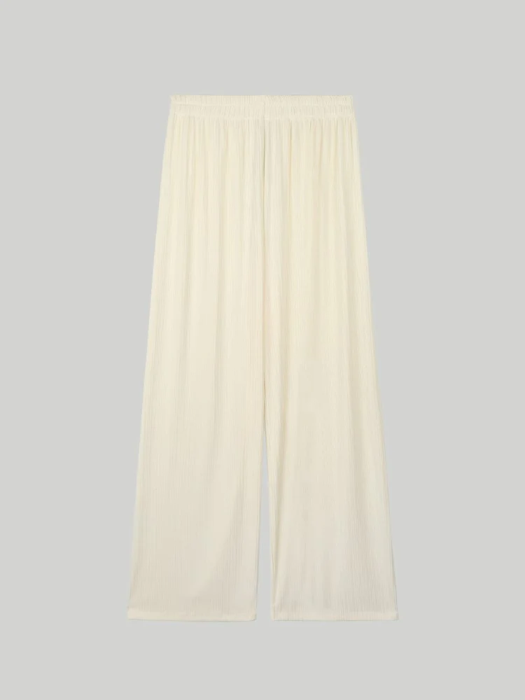 DAILY RIBBED WIDE LEG PANTS - Image 4
