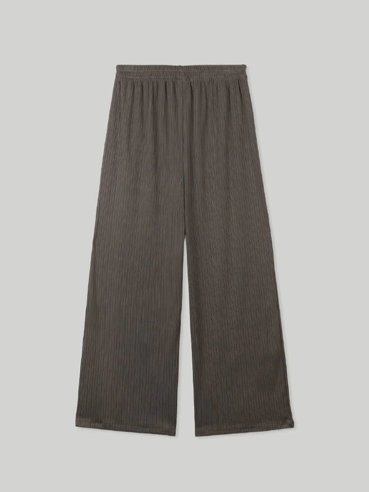 DAILY RIBBED WIDE LEG PANTS - Image 5