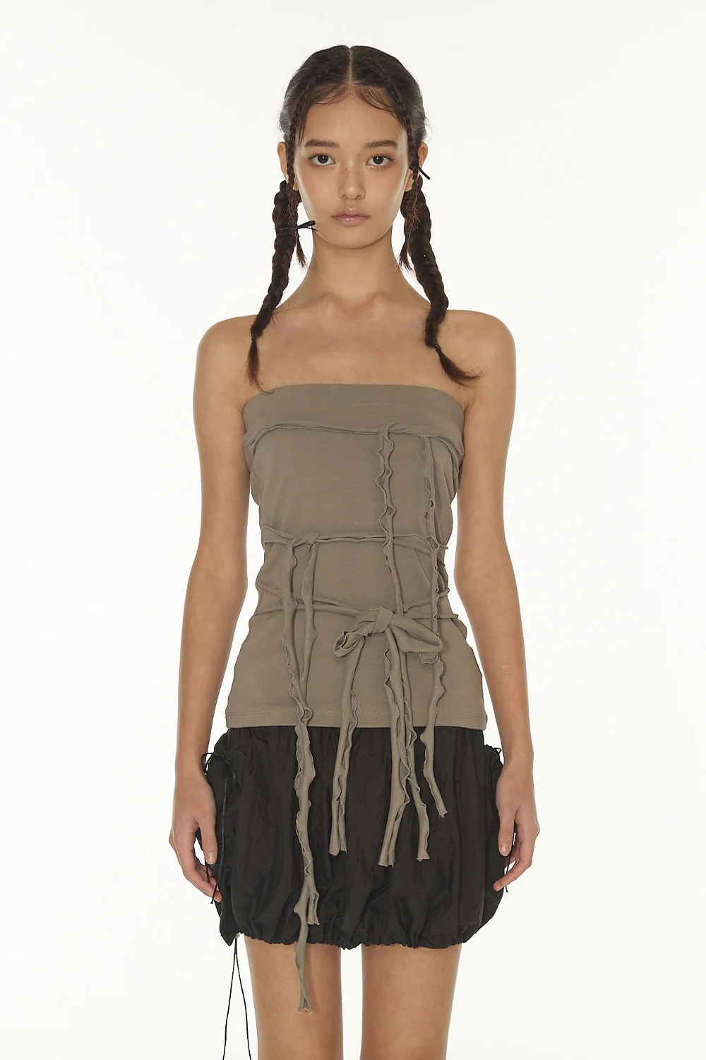 ELLA RIBBON TIE STRAP TOP