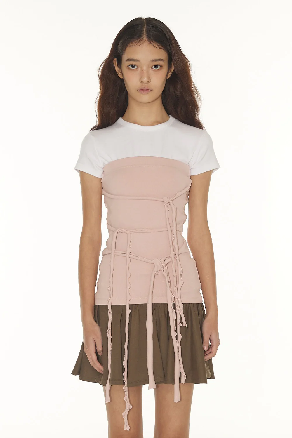 ELLA RIBBON TIE STRAP TOP - Image 2