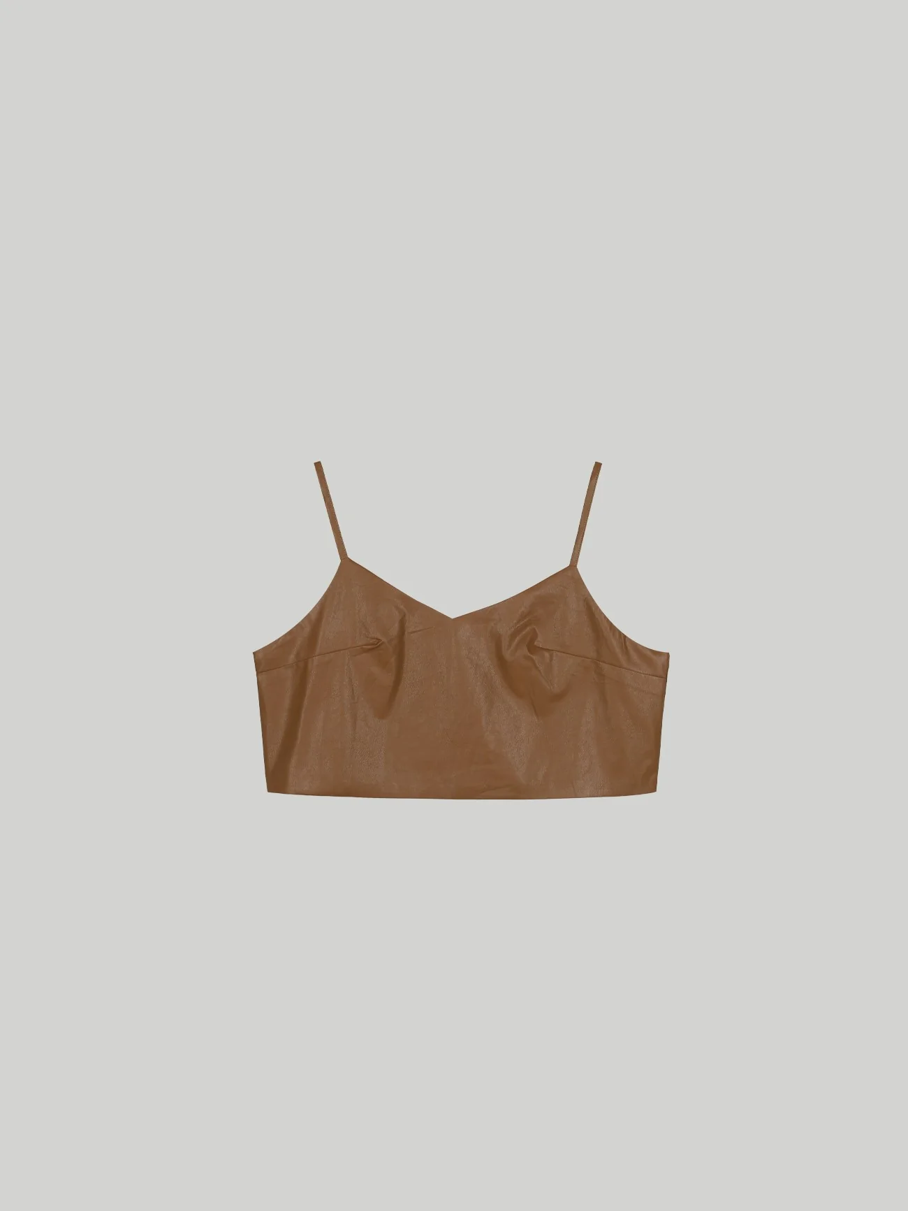 FAKE LEATHER BUSTIER TOP - Image 3