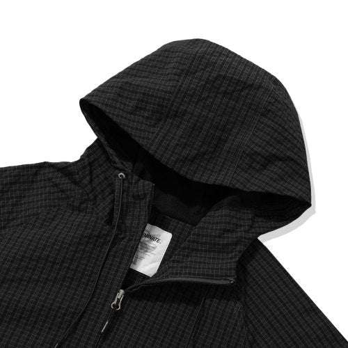 FINE CHECK HOODIE JACKET - Image 5