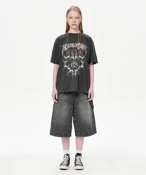 FLAME HEART PIGMENT TEE