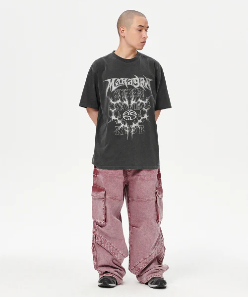 FLAME HEART PIGMENT TEE - Image 4