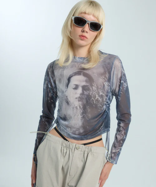 GIRLS FACE T-SHIRT