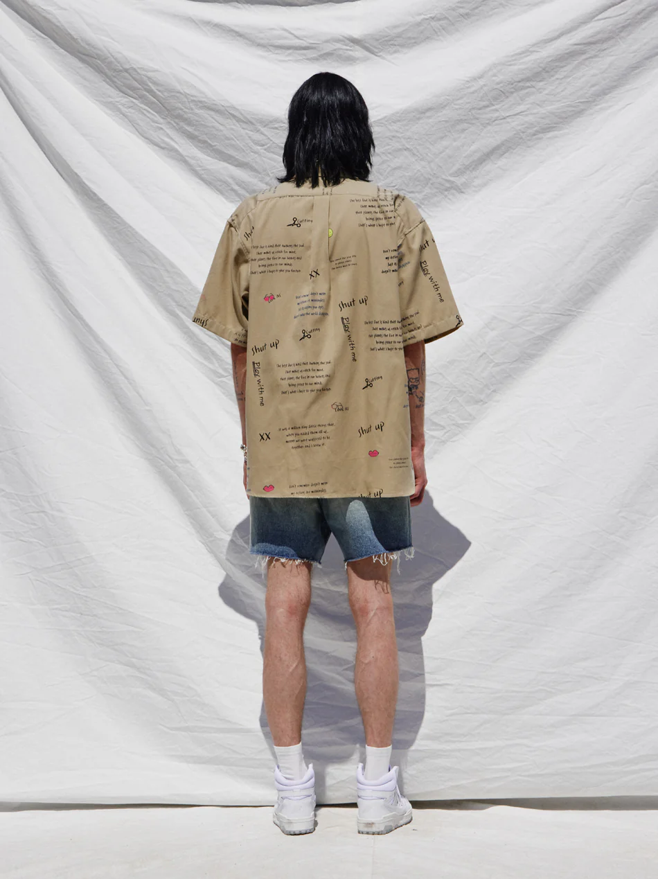 GRAFFITI BOXY HALF SHIRTS - Image 3