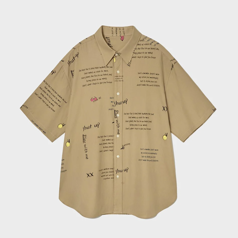 GRAFFITI BOXY HALF SHIRTS - Image 7