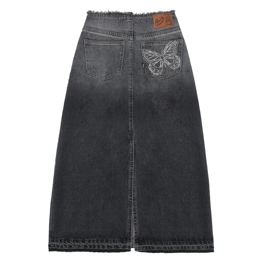 HEATH DENIM LONG SKIRT - Image 4