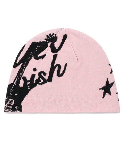 JACQUARD GUITAR BEANIE(CV2DSUAB23A)