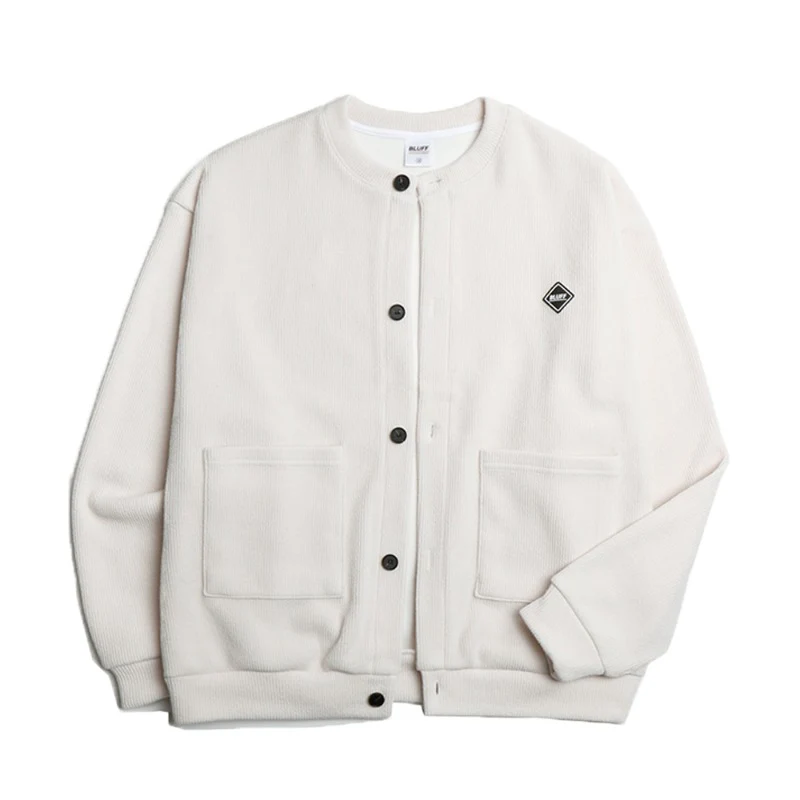 KNIT FLEECE CARDIGAN